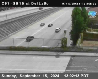 SB 15 at Del Lago bridge