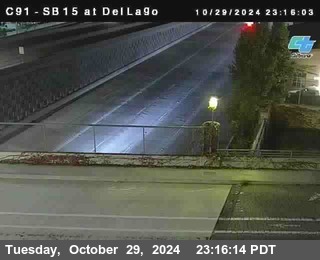 SB 15 at Del Lago bridge