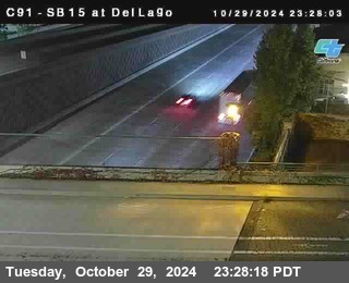 SB 15 at Del Lago bridge