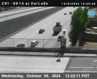 SB 15 at Del Lago bridge