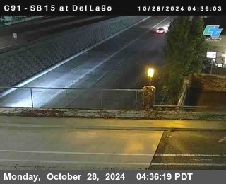 SB 15 at Del Lago bridge