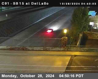 SB 15 at Del Lago bridge