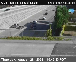 SB 15 at Del Lago bridge