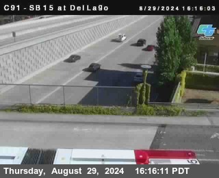 SB 15 at Del Lago bridge