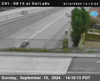 SB 15 at Del Lago bridge