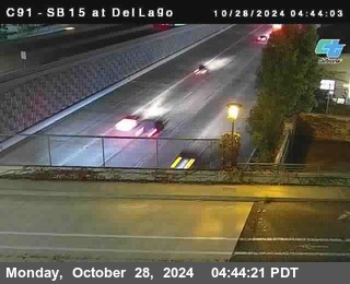 SB 15 at Del Lago bridge