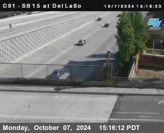 SB 15 at Del Lago bridge