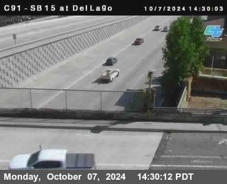 SB 15 at Del Lago bridge