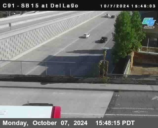 SB 15 at Del Lago bridge