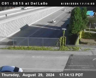 SB 15 at Del Lago bridge