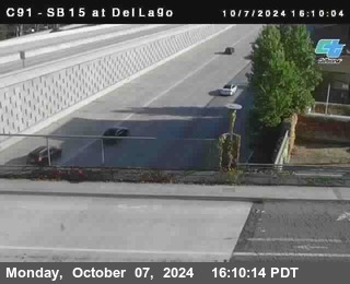 SB 15 at Del Lago bridge