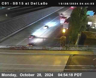 SB 15 at Del Lago bridge