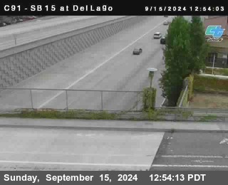 SB 15 at Del Lago bridge