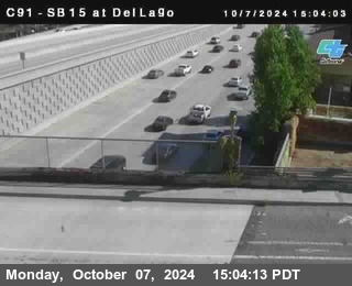 SB 15 at Del Lago bridge