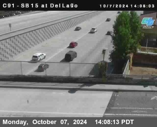 SB 15 at Del Lago bridge