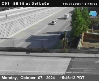 SB 15 at Del Lago bridge