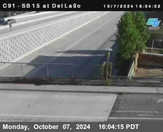 SB 15 at Del Lago bridge