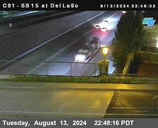 SB 15 at Del Lago bridge