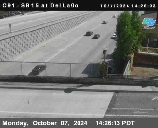 SB 15 at Del Lago bridge