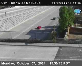 SB 15 at Del Lago bridge