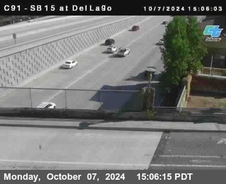 SB 15 at Del Lago bridge