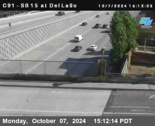 SB 15 at Del Lago bridge