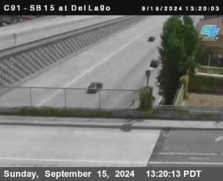 SB 15 at Del Lago bridge