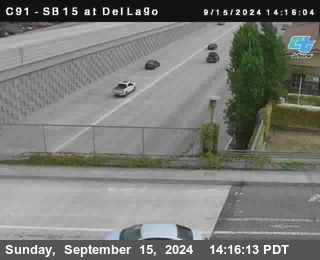 SB 15 at Del Lago bridge