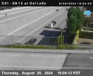 SB 15 at Del Lago bridge