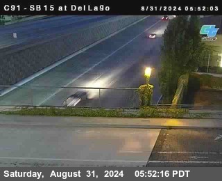 SB 15 at Del Lago bridge