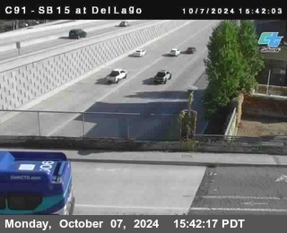 SB 15 at Del Lago bridge