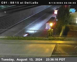 SB 15 at Del Lago bridge