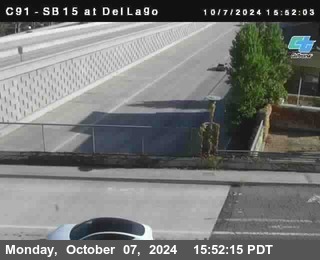 SB 15 at Del Lago bridge