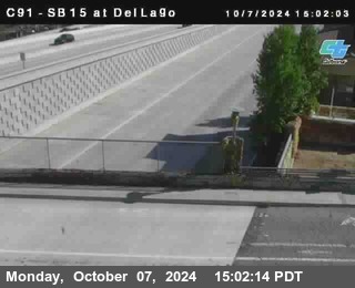 SB 15 at Del Lago bridge