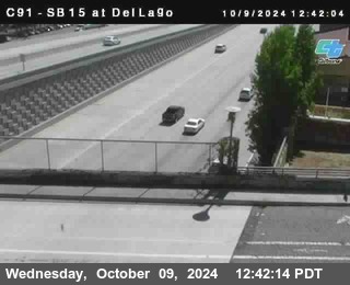 SB 15 at Del Lago bridge