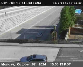 SB 15 at Del Lago bridge