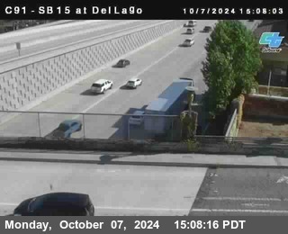 SB 15 at Del Lago bridge