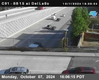 SB 15 at Del Lago bridge