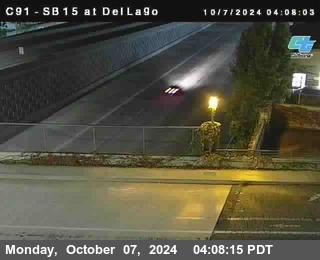 SB 15 at Del Lago bridge