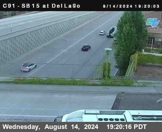 SB 15 at Del Lago bridge