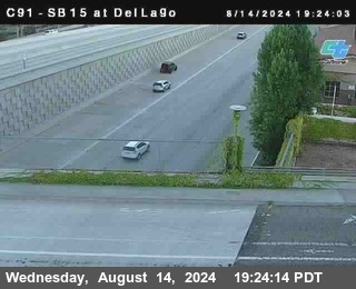 SB 15 at Del Lago bridge