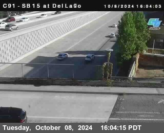 SB 15 at Del Lago bridge