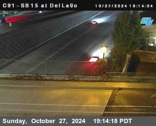 SB 15 at Del Lago bridge