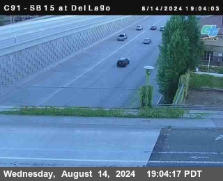 SB 15 at Del Lago bridge