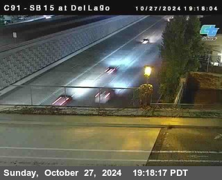 SB 15 at Del Lago bridge