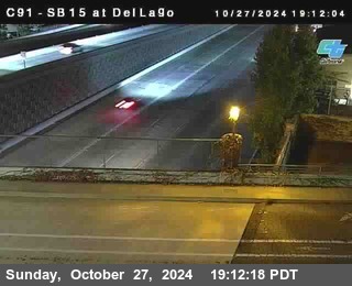 SB 15 at Del Lago bridge