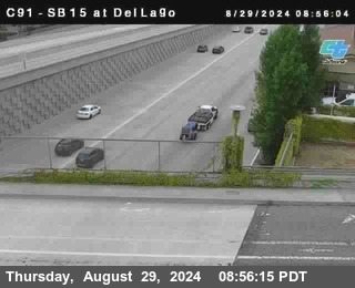 SB 15 at Del Lago bridge