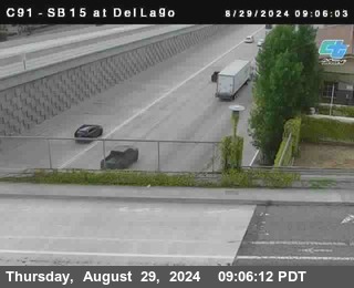 SB 15 at Del Lago bridge