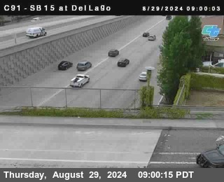 SB 15 at Del Lago bridge