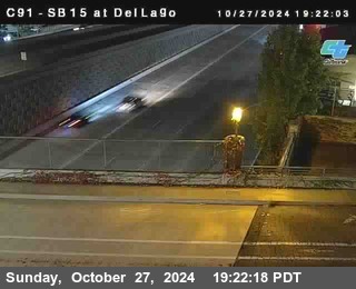 SB 15 at Del Lago bridge